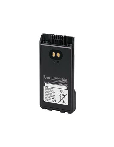 Set van 4 Icom IC-U20SR IP54 mini Portofoon met tafel lader en C-ring oortje