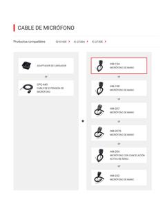 ICOM HM-154 Microaltavoz para IC-2730 2