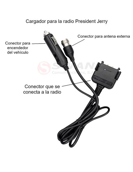 PRESIDENT JERRY Walkie portátil CB