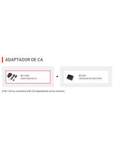 ICOM BC-123SE Adaptador de corriente CA 2