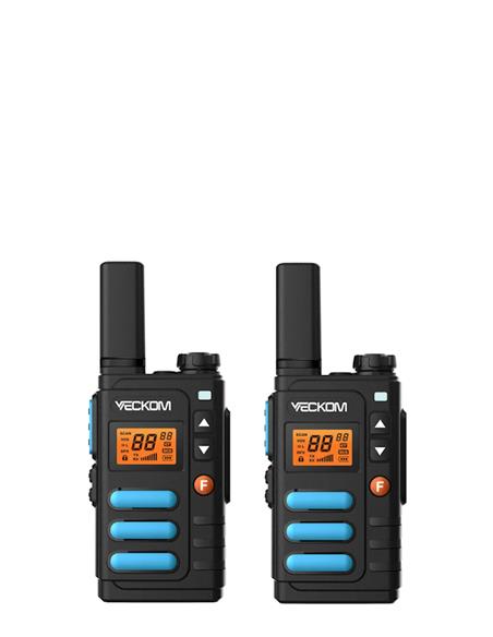 VECKOM SW-18 pareja de walkies PMR446 mini + PINGANILLOS