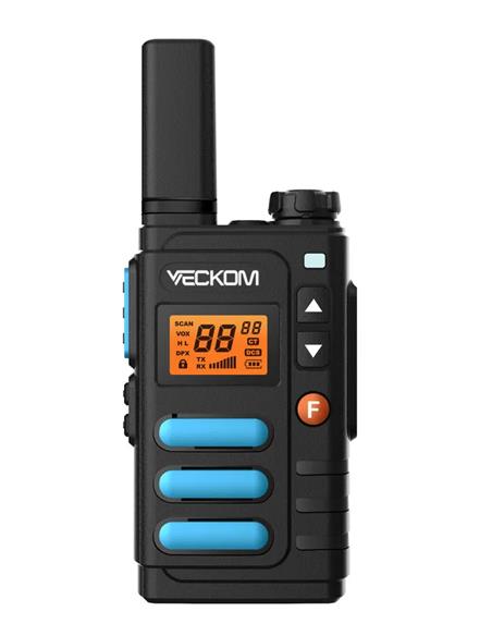 VECKOM SW-18 pareja de walkies PMR446 mini + PINGANILLOS