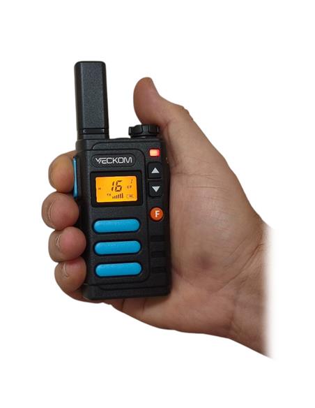 VECKOM SW-18 pareja de walkies PMR446 mini + PINGANILLOS