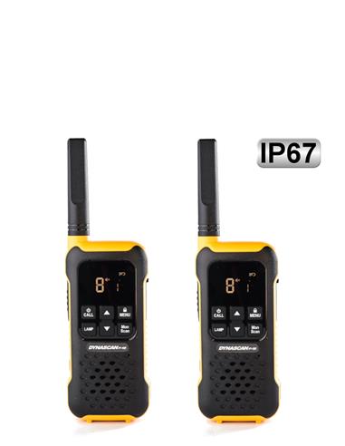 DYNASCAN F-15 pareja de walkies PMR446 flotantes