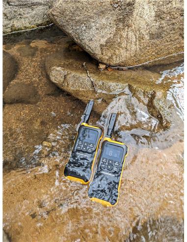 DYNASCAN F-15 pareja de walkies PMR446 flotantes