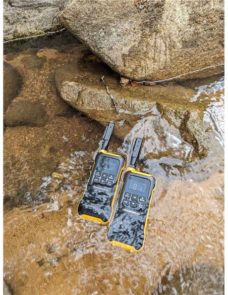 DYNASCAN F-15 pareja de walkies PMR446 flotantes