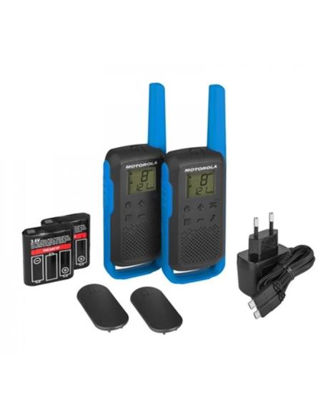 MOTOROLA TALKABOUT T62 AZUL pareja de walkies PMR446