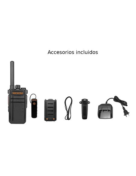 VECKOM BT-101 walkie pmr446 bluetooth + Auricular