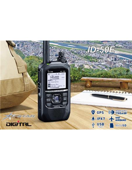 ICOM ID-50E Walkie bibanda Digital D-STAR