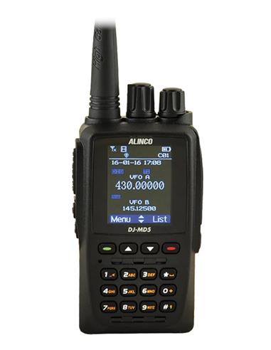 ALINCO DJ-MD5 Walkie bibanda digital DMR con GPS