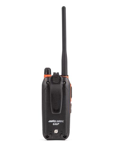 JOPIX MARINE JM616P NARANJA walkie banda marina VHF IP67 flotante