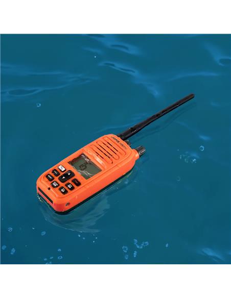 JOPIX MARINE JM616P NARANJA walkie banda marina VHF IP67 flotante