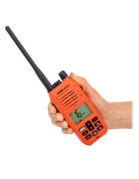JOPIX MARINE JM616P NARANJA walkie banda marina VHF IP67 flotante