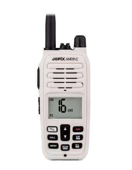 JOPIX MARINE JM616P BLANCO walkie VHF marino IP67