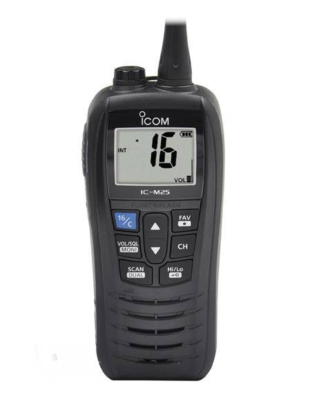 DESCATALOGADO !!!  -  ICOM IC-M25 EURO NEGRO walkie VHF marino