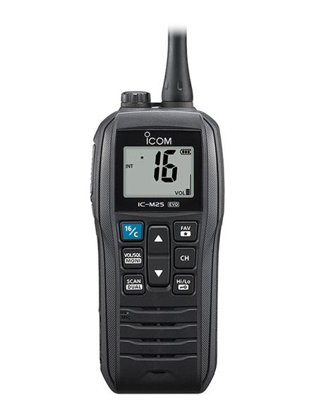 ICOM IC-M25 EUROEVO BLACK walkie VHF marina