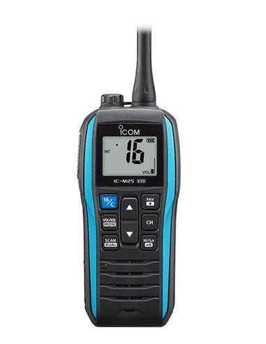 ICOM IC-M25 EUROEVO BLUE walkie VHF marino