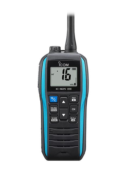 ICOM IC-M25 EUROEVO BLUE walkie VHF marino