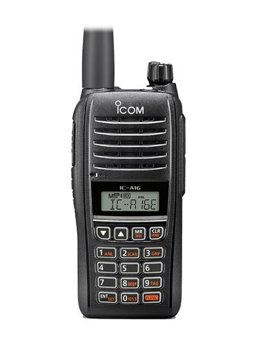 ICOM IC-A16E Walkie de banda aérea VHF