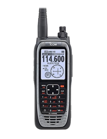 ICOM IC-A25NE Walkie de banda aérea VHF