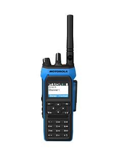 MOTOROLA R7 EXVTDOR Walkie ATEX IIC VHF DMR con pantalla y teclado