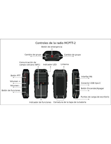 TRAMIGO MCPTT-2-C Walkie LTE 4G y 3G