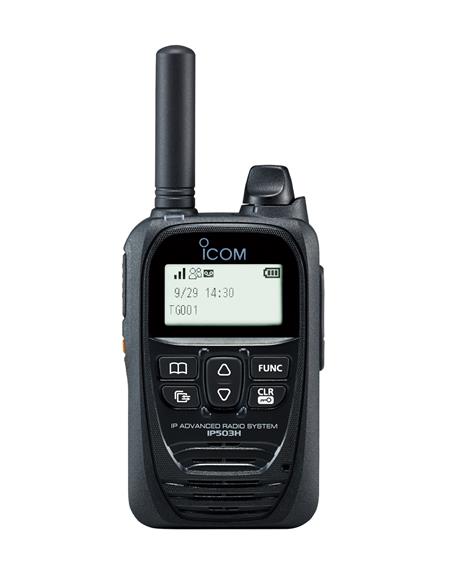 ICOM IP-503H + BC202IP2 Walkie LTE (4G) y 3G con GPS y Bluetooth
