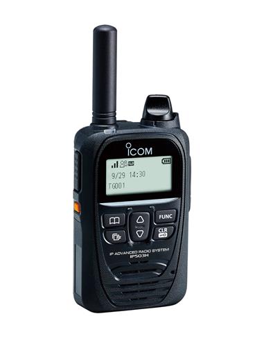 ICOM IP-503H + BC202IP2 Walkie LTE (4G) y 3G con GPS y Bluetooth