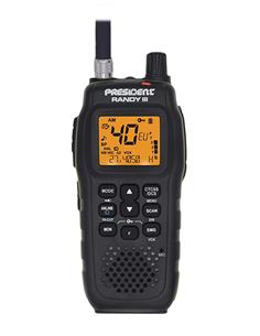PRESIDENT RANDY III walkie de banda ciudadana AM/FM 2