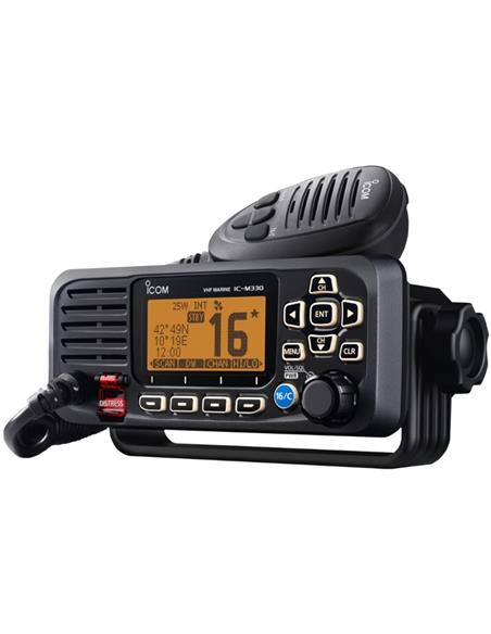 ICOM IC-M330GE NEGRO VHF IPX7 LSD clase D y GPS