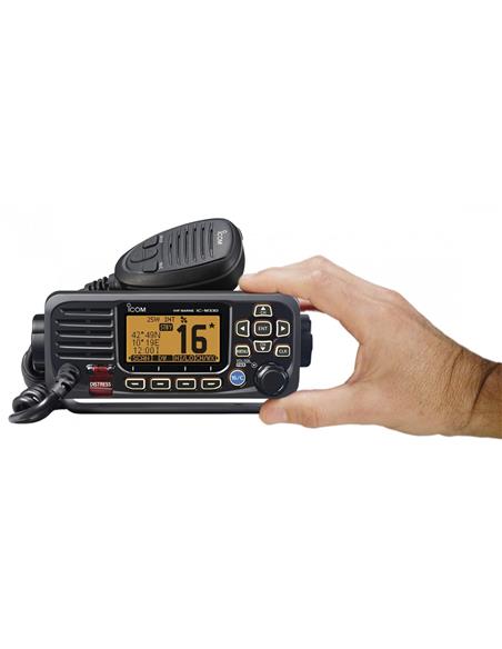ICOM IC-M330GE NEGRO VHF IPX7 LSD clase D y GPS