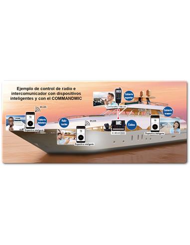 ICOM IC-M510E EVO AIS Emisora marina VHF fija LSD clase A, receptor AIS integrado