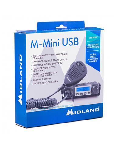 MIDLAND M-MINI USB Emisora de banda ciudadana AM/FM