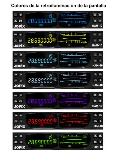 JOPIX HAM-10 Emisora de 10 m FM, AM, USB, LSB, CW y PA