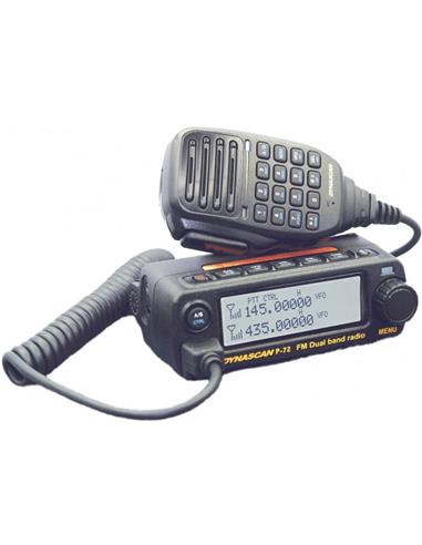DYNASCAN P-72 Emisora móvil bibanda VHF/UHF