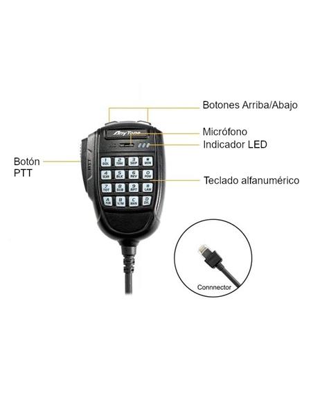 ANYTONE AT-779UV Emisora móvil de doble banda VHF/UHF