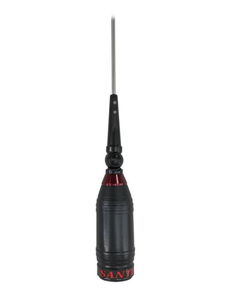 SUPER SANTIAGO 1200 Antena CB 5/8 2m. base PL + cable