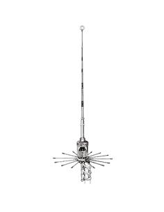 SIRIO 2016 antena CB base 5/8 16 radiales