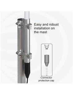 SIRIO SPO380-2 antena fibra 380-470 MHz 78cm 75W N-FEME 2