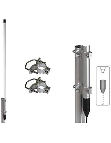 SIRIO SPO420-5 antena fibra 420-470 MHz 1.23m 75W N-FEME