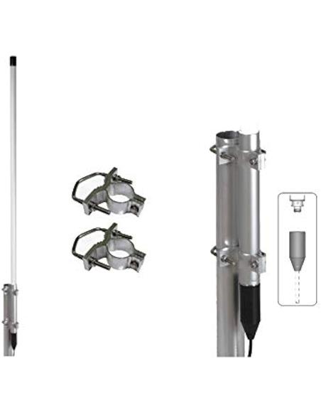 SIRIO SPO420-5 antena fibra 420-470 MHz 1.23m 75W N-FEME