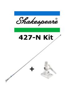 SHAKESPEARE 427N-KIT antena VHF 1.5m + Rótula Nylon