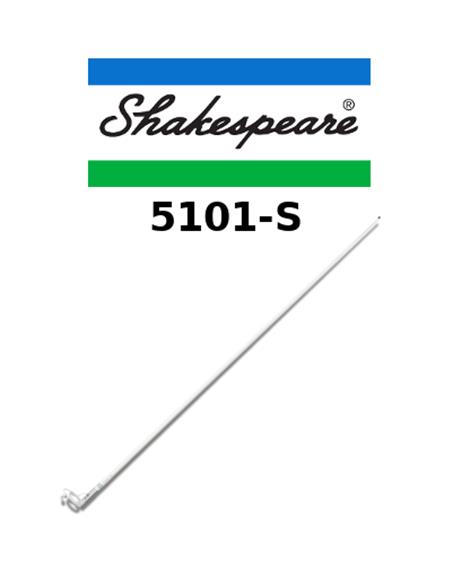 SHAKESPEARE 5101S antena VHF marina 2.4m base de acero