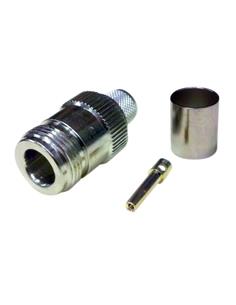 MT-1432 conector N hembra crimpar rg213