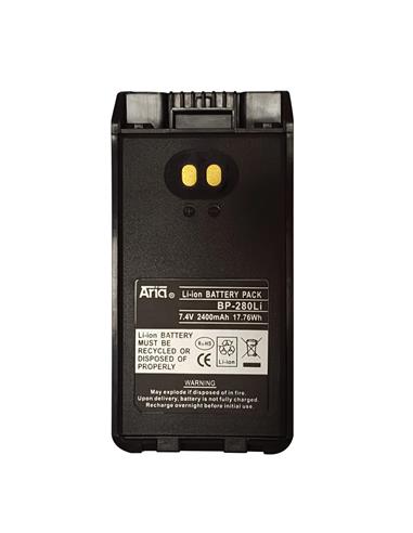 BP-280-LI batería compatible Litio 7.4v 2400mAh IC-F1000 / IC-F2000