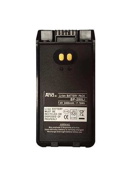 BP-280-LI batería compatible Litio 7.4v 2400mAh IC-F1000 / IC-F2000