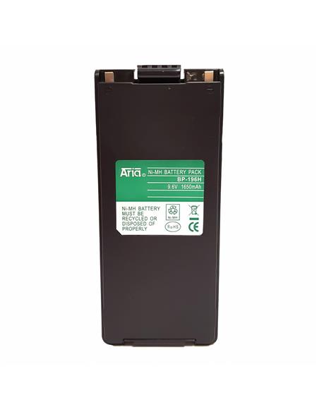BP-196H batería compatible Ni-Mh 9.6v 1650mA para ICOM IC-F3