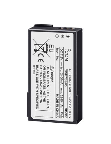 ICOM BP-306 Batería de Litio de 2280 mAh para IC-M94DE