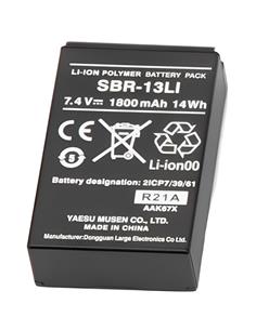 SBR-13LI batería litio 1800mAh de Standard Horizon HX-890 2