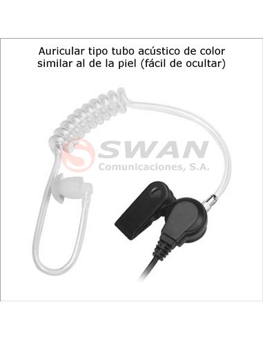 JD-MAT-DMR Microauricular tubular para Motorola